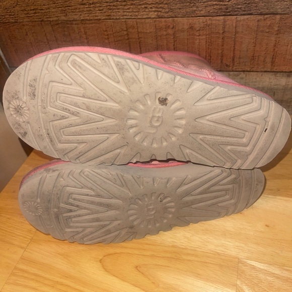 UGG Pink Classic Short II Boots - Picture 8 of 8